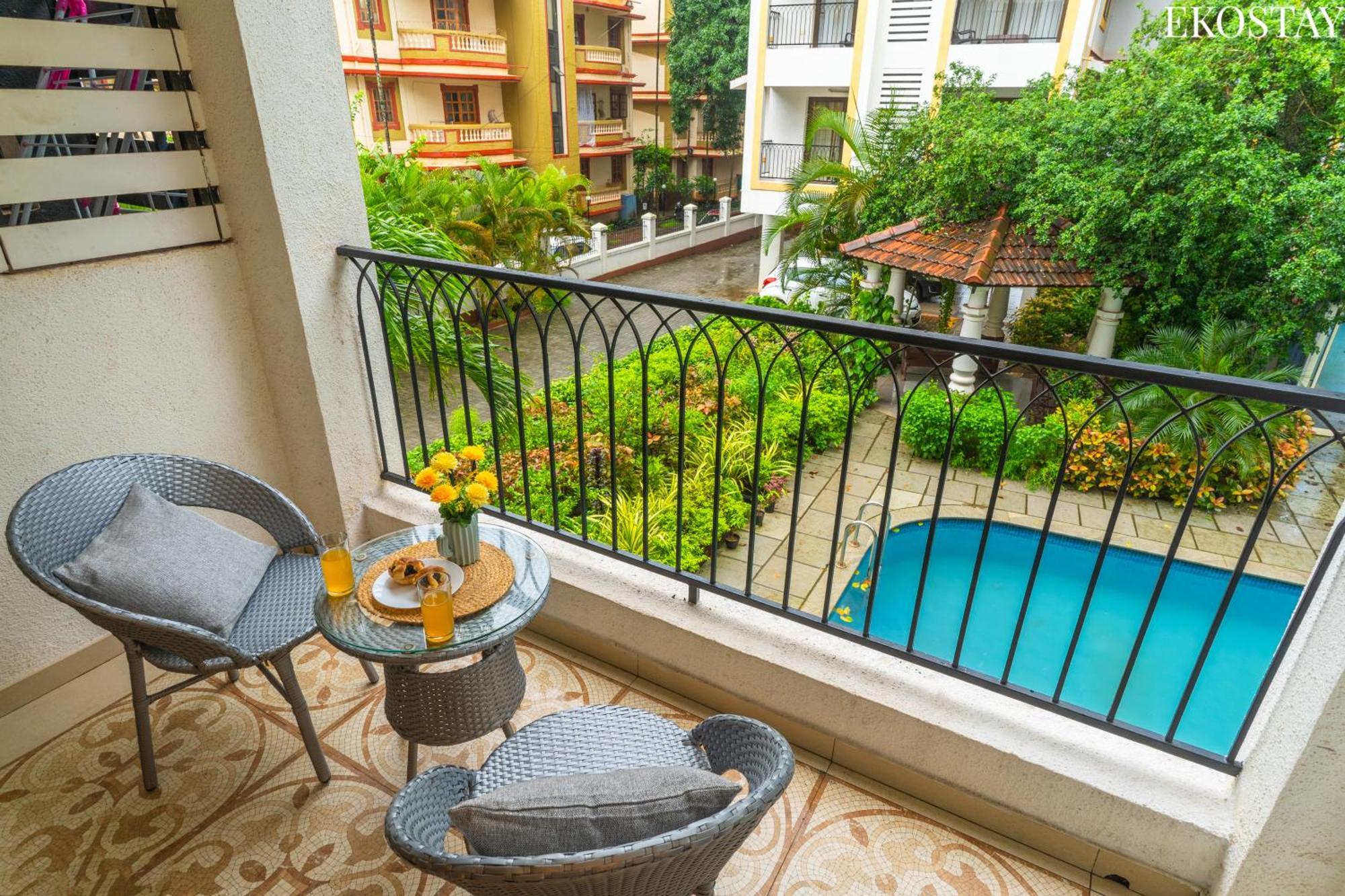 Ekostay - Belvedere Apartment Candolim Esterno foto