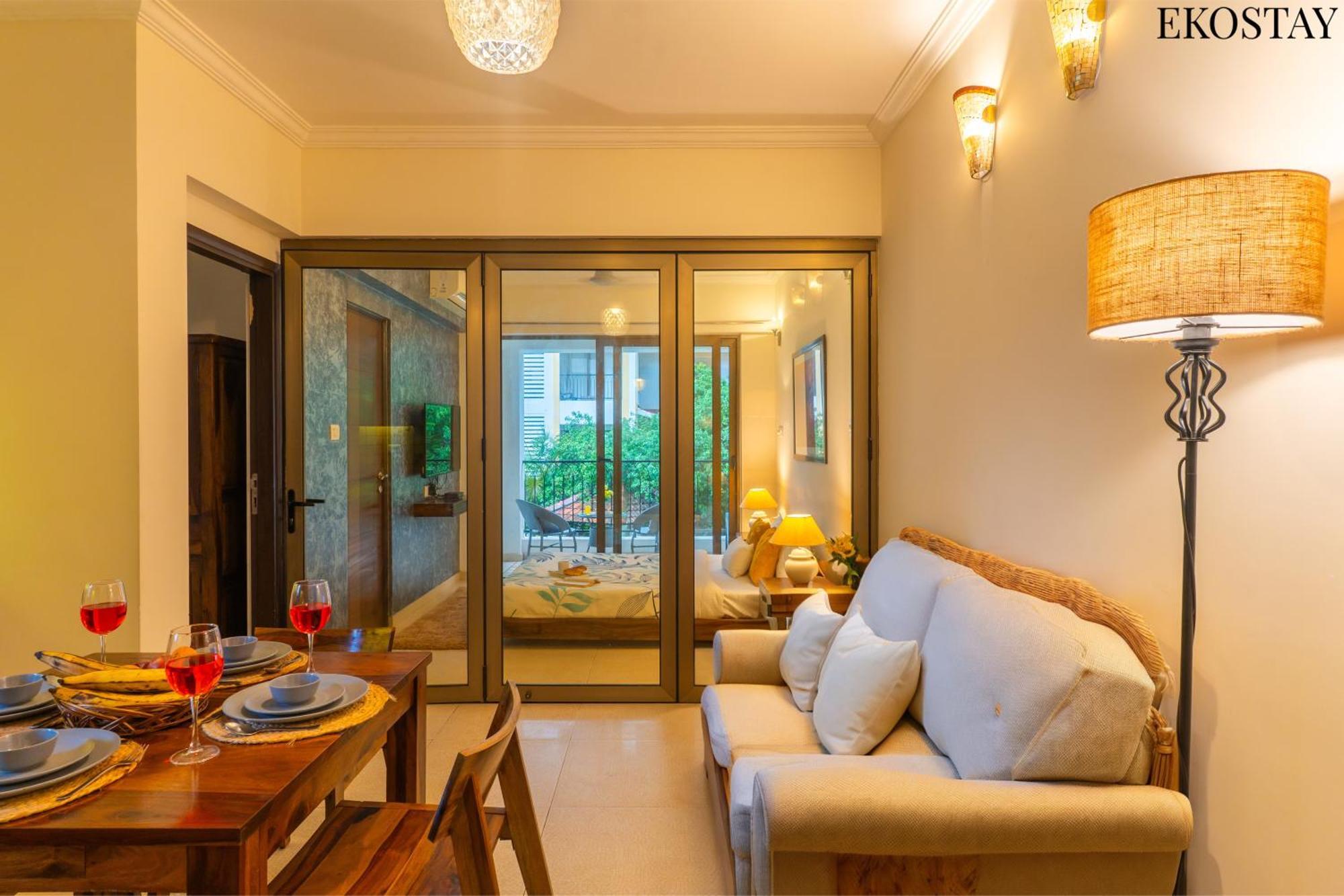 Ekostay - Belvedere Apartment Candolim Esterno foto