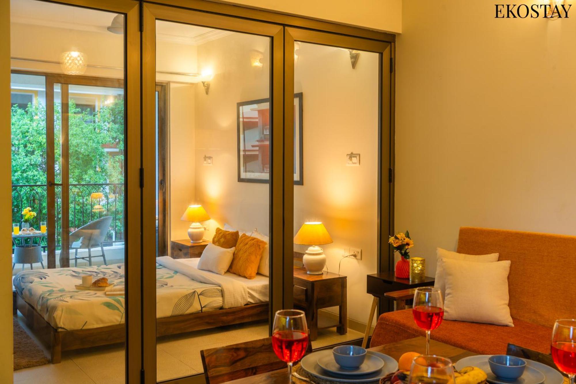 Ekostay - Belvedere Apartment Candolim Esterno foto